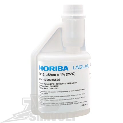 HORIBA 250-EC-1413 Štandardný roztok EC 1413 μS/cm s certifikátom, 250 ml