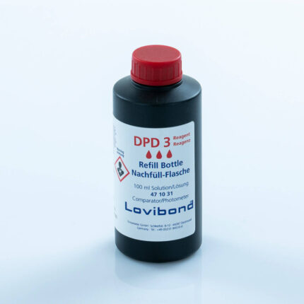 LOVIBOND DPD3 Tekuté reagencie, doplňovacia fľaša, červený vrchnák, 100 ml